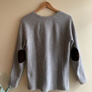 Madewell sweater with elbow patches